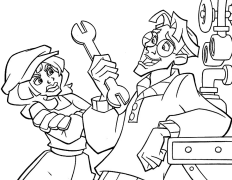 Atlantide, l'empire perdu Coloriage En Ligne